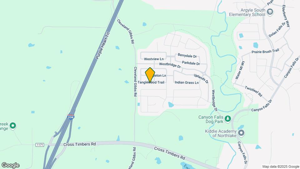 1513 Tanglewood Trail Map and Location Details