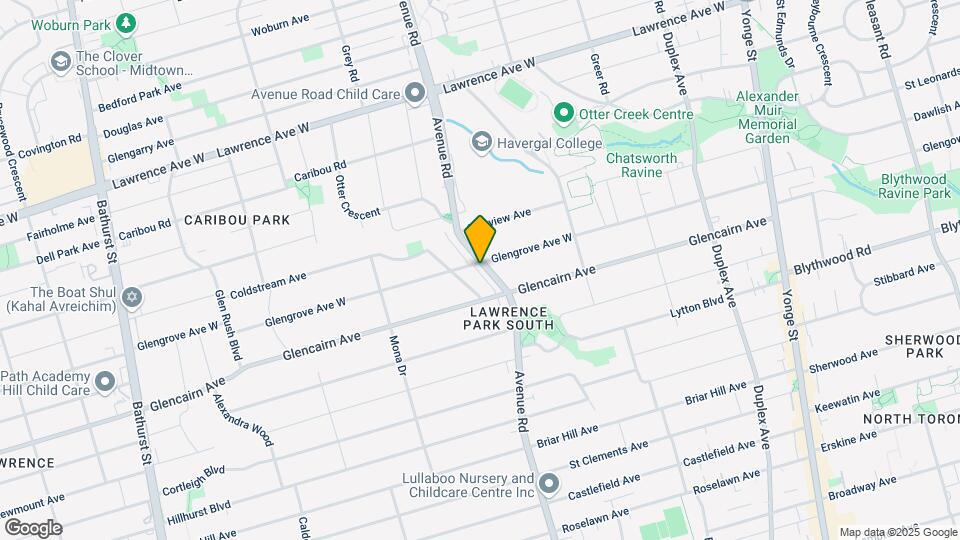 1356 Avenue Rd Map and Location Details