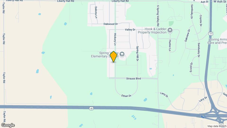 1618 Hickory Ln Map and Location Details