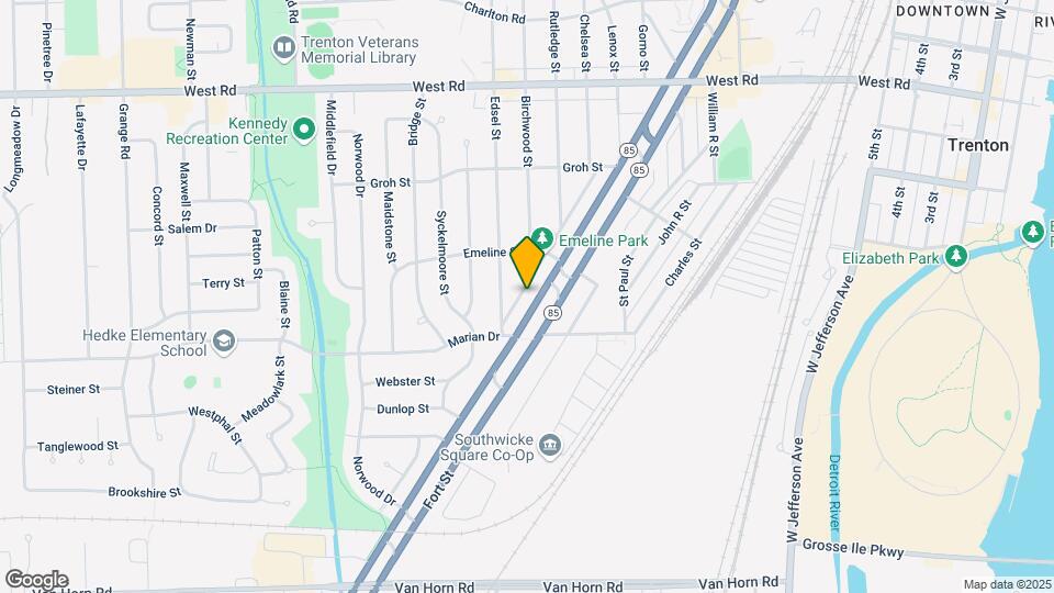 3491 Edison St Map and Location Details