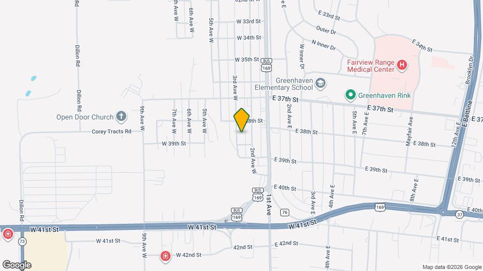 3818 3rd Ave W Map and Location Details