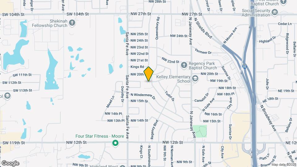 1004 NW 19th St Map and Location Details