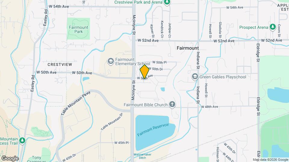 15435 W 49th Dr Map and Location Details