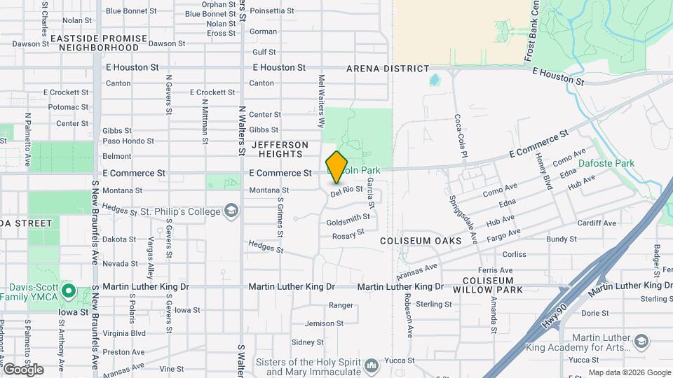 2811 Del Rio St Map and Location Details