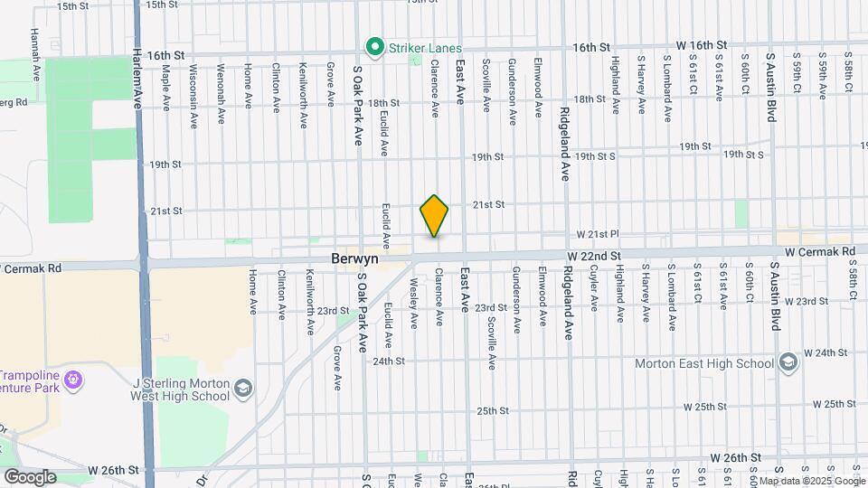 6626 Cermak Rd Map and Location Details