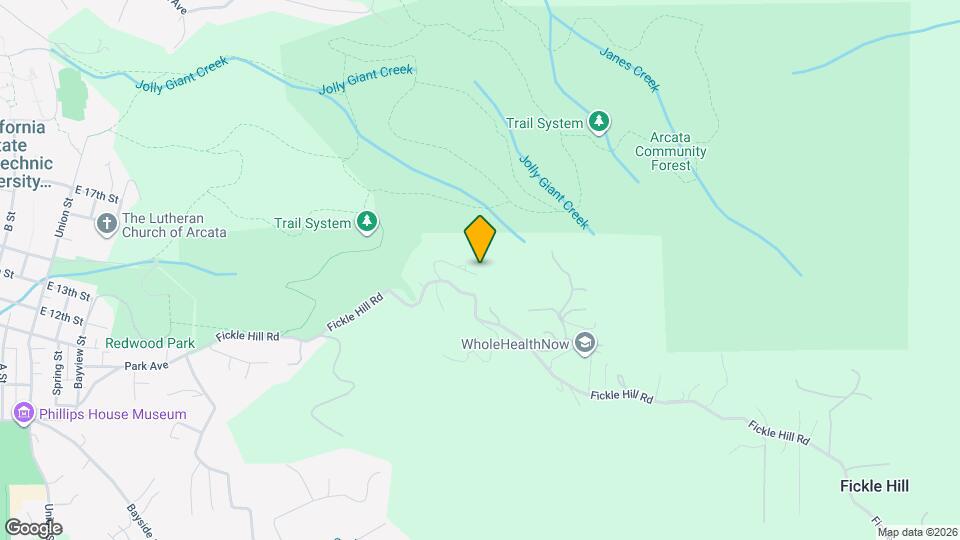 1184 Fickle Hill Rd Map and Location Details