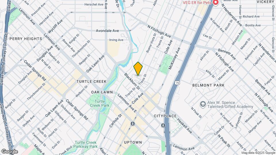 3906 Buena Vista St Map and Location Details