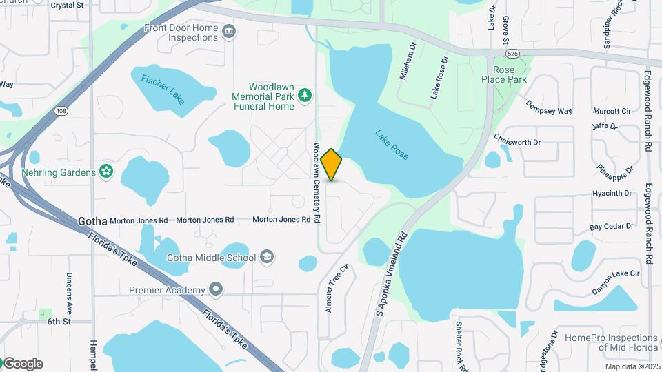 839 Rosemere Cir Map and Location Details