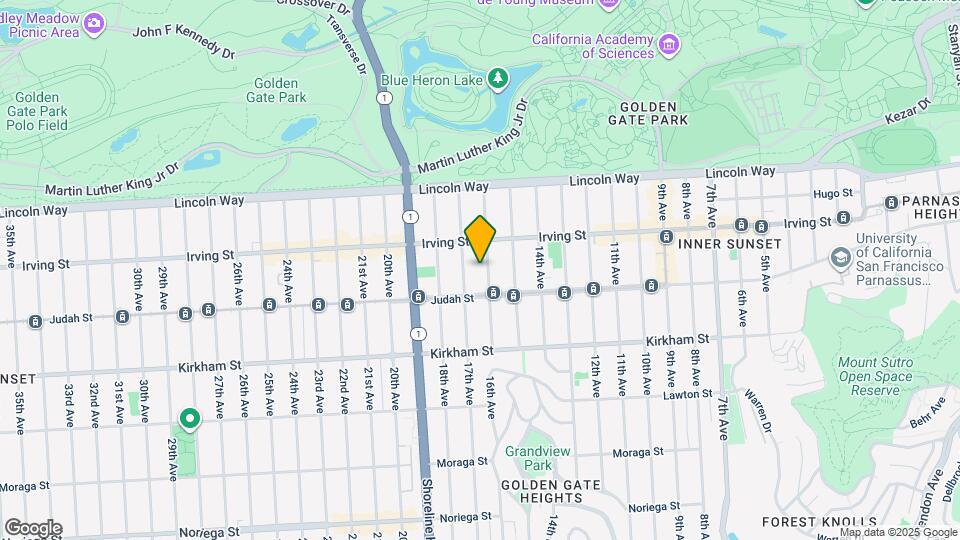 1355 16th Ave Map and Location Details