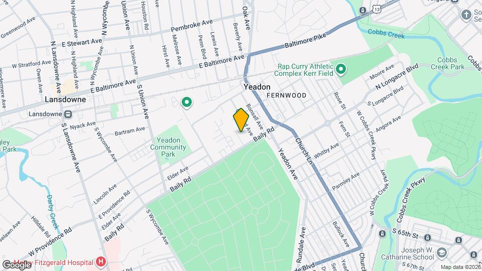 535 Brookside Ave Map and Location Details