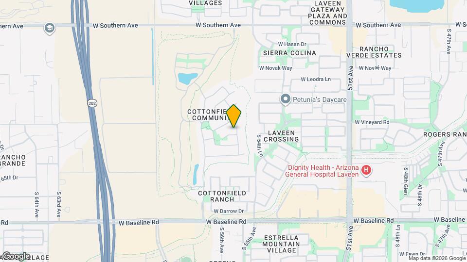 6822 S 55th Ln Map and Location Details