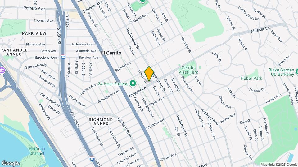 6605-6605 Moeser Ln Map and Location Details