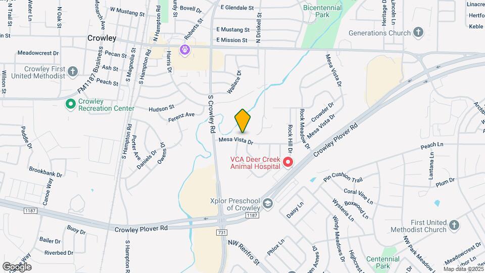 613 Mesa Vista Dr Map and Location Details