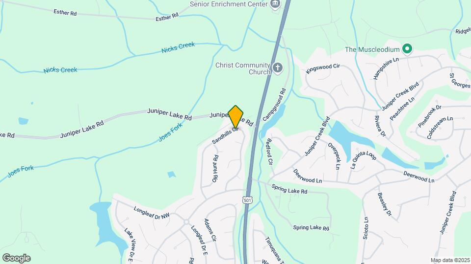245 Sandhills Cir Map and Location Details