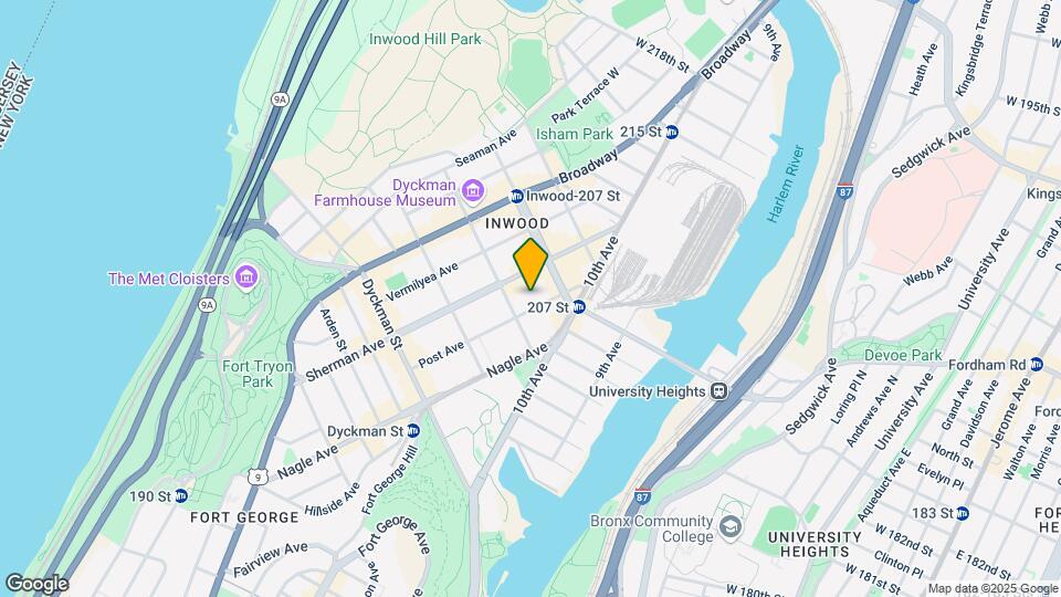 110 Post Ave Mapa y Detalles de la Ubicación