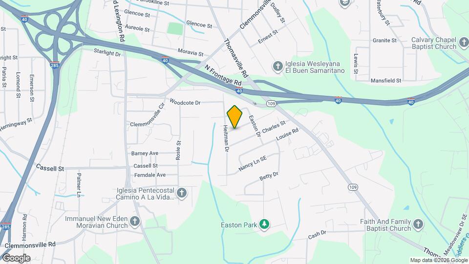 1008 Leona St Map and Location Details