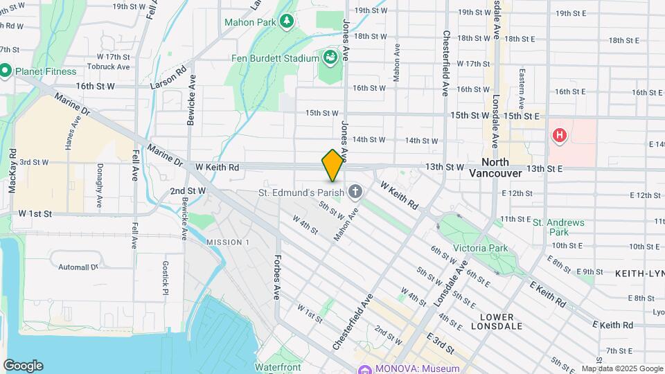 422 6th St W Map and Location Details