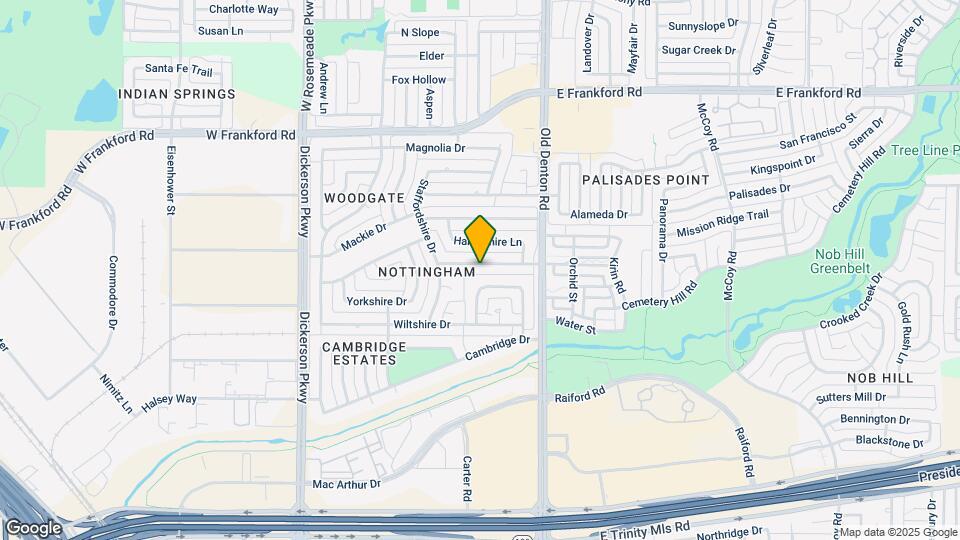 1017 Nottingham Dr Map and Location Details
