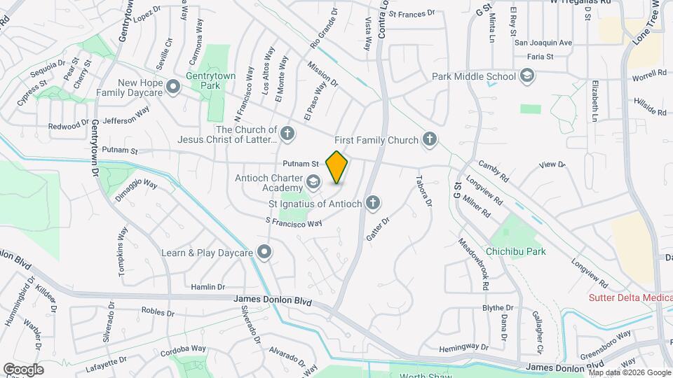 3343 Hacienda Way Map and Location Details