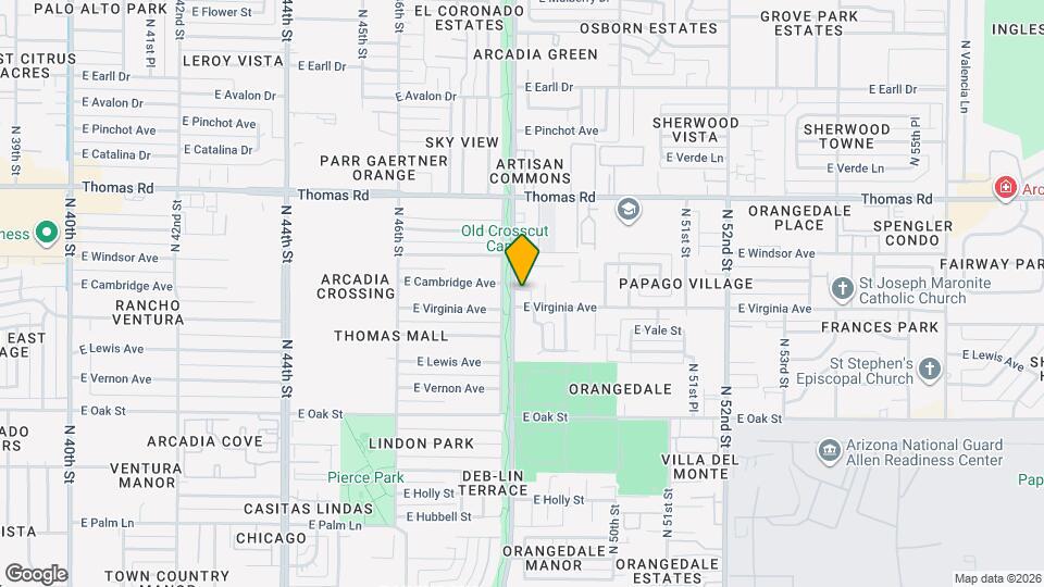 2611 N 48th St Map and Location Details