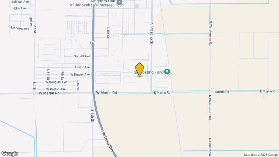 155 W Dewey Ave Map and Location Details