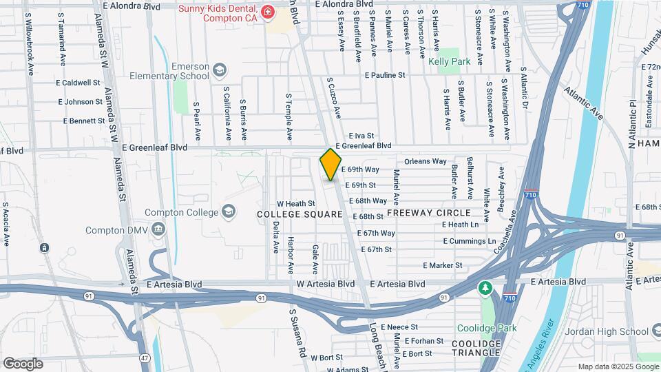 6901 Long Beach Blvd Map and Location Details