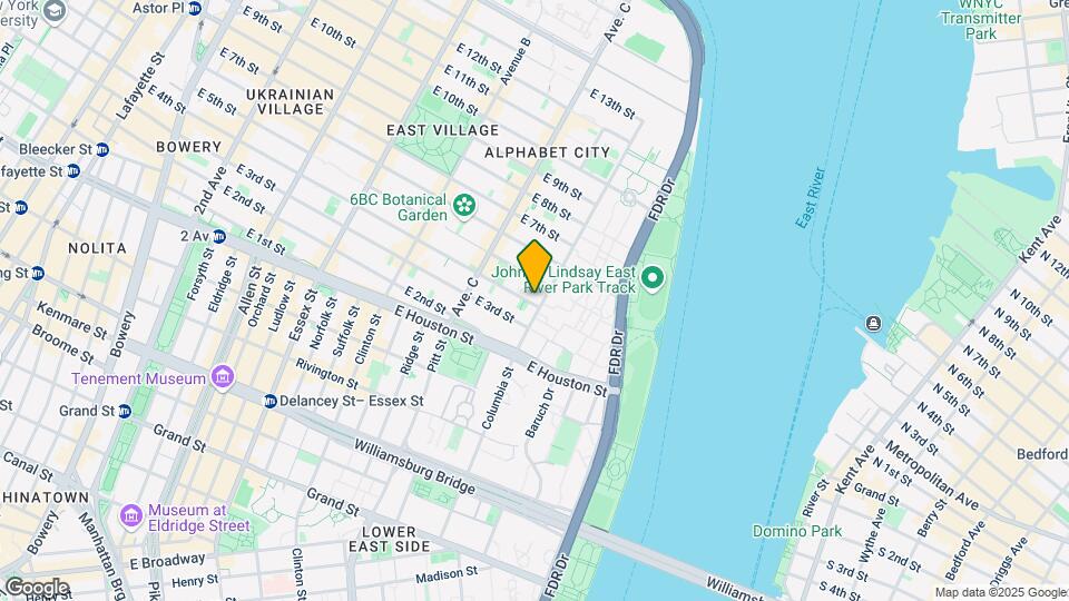 41 Avenue D Mapa y Detalles de la Ubicación
