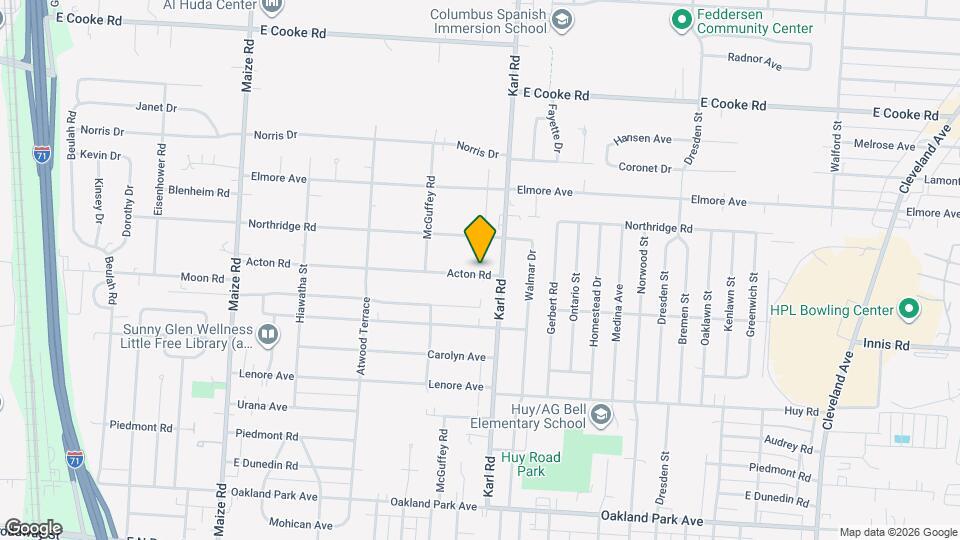 1356 Acton Rd Mapa y Detalles de la Ubicación