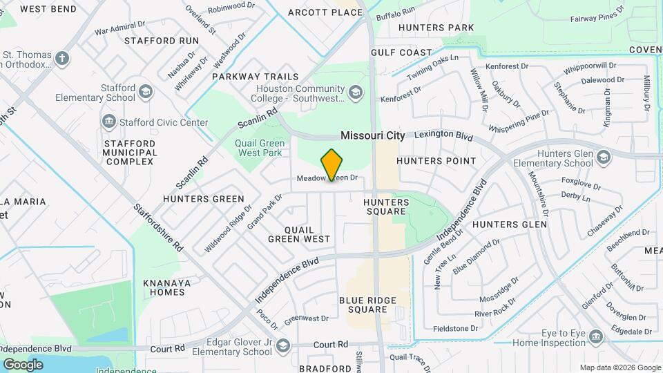 1702 Grand Park Dr Mapa y Detalles de la Ubicación