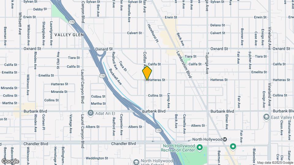 5754 Colfax Ave Mapa y Detalles de la Ubicación