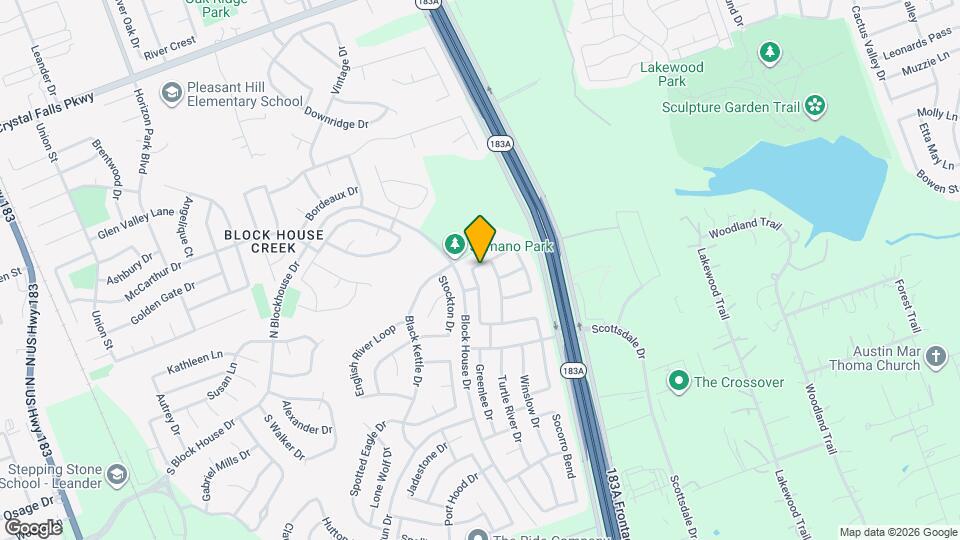 1201 Dillon Lake Bend Map and Location Details