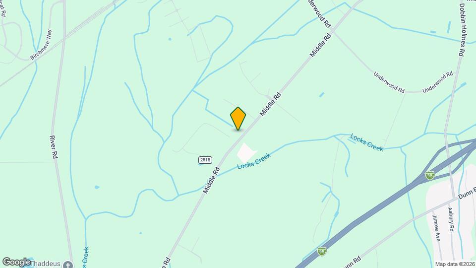 1303 Middle Rd Map and Location Details