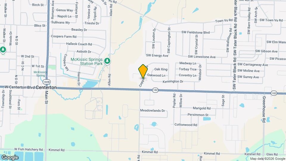 154 Copper Oaks Dr Map and Location Details