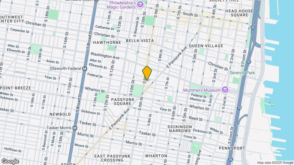 1164 S Darien St, Unit 2nd Flr. Map and Location Details