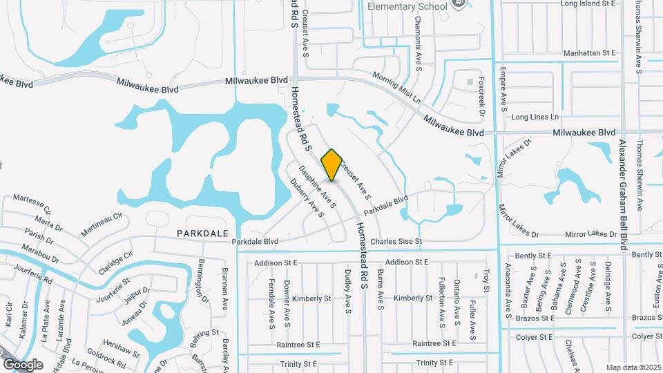 668 Homestead Rd S Map and Location Details