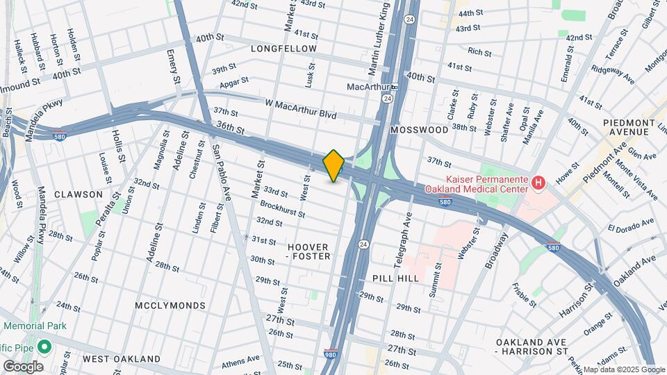 692 34th St Map and Location Details