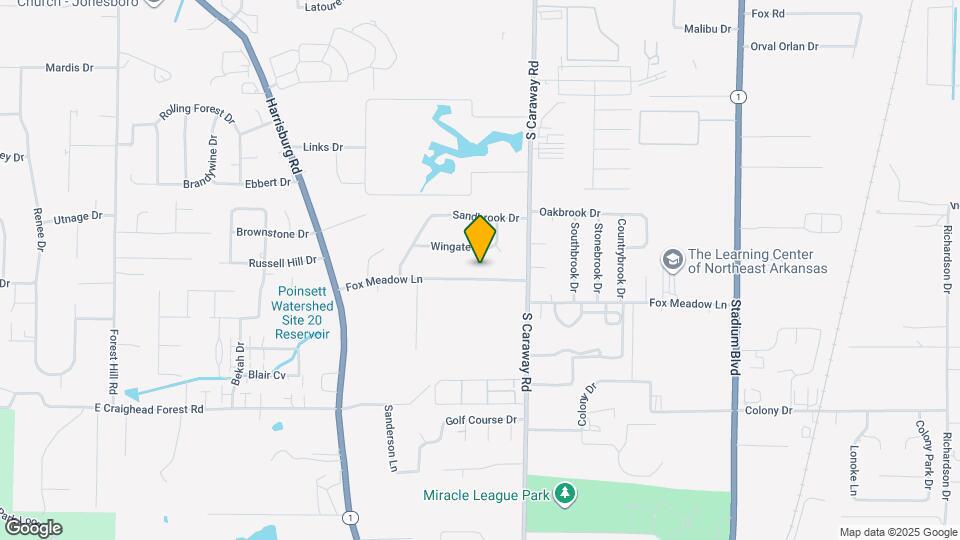 2106 Fox Meadow Ln Map and Location Details