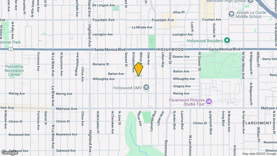 6305 Willoughby Ave Map and Location Details