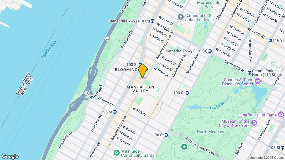 850 Amsterdam Ave Map and Location Details