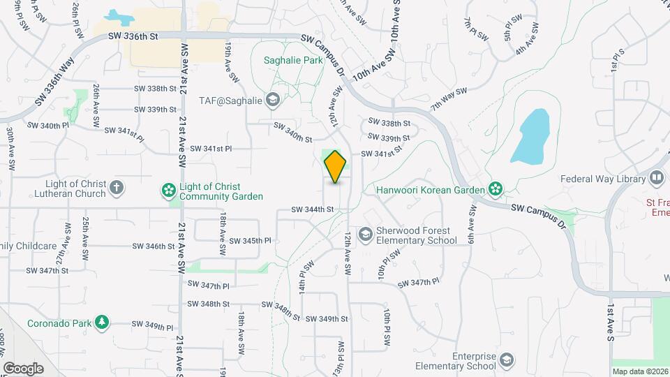 34229 13th Ct SW Map and Location Details