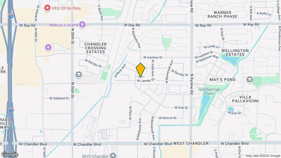 6332 W Laredo St Mapa y Detalles de la Ubicación