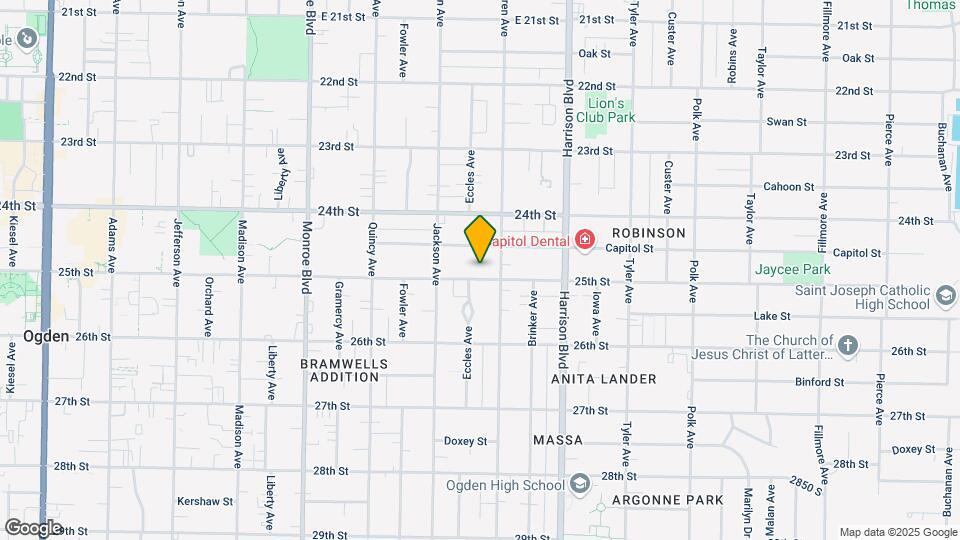 1062 25th St, Unit Apartment 1 Map and Location Details