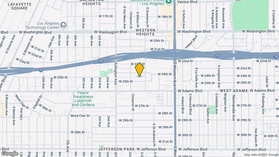 2177 W 25th St Map and Location Details