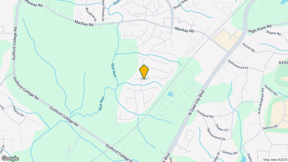 5507 Whitley Way Map and Location Details