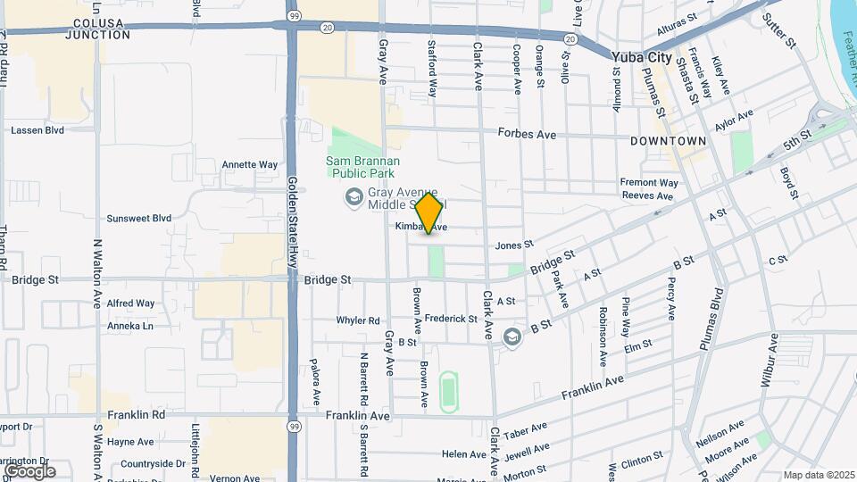 925 Jones St Map and Location Details
