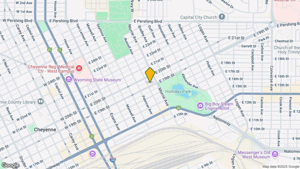 900 E 19th St Map and Location Details