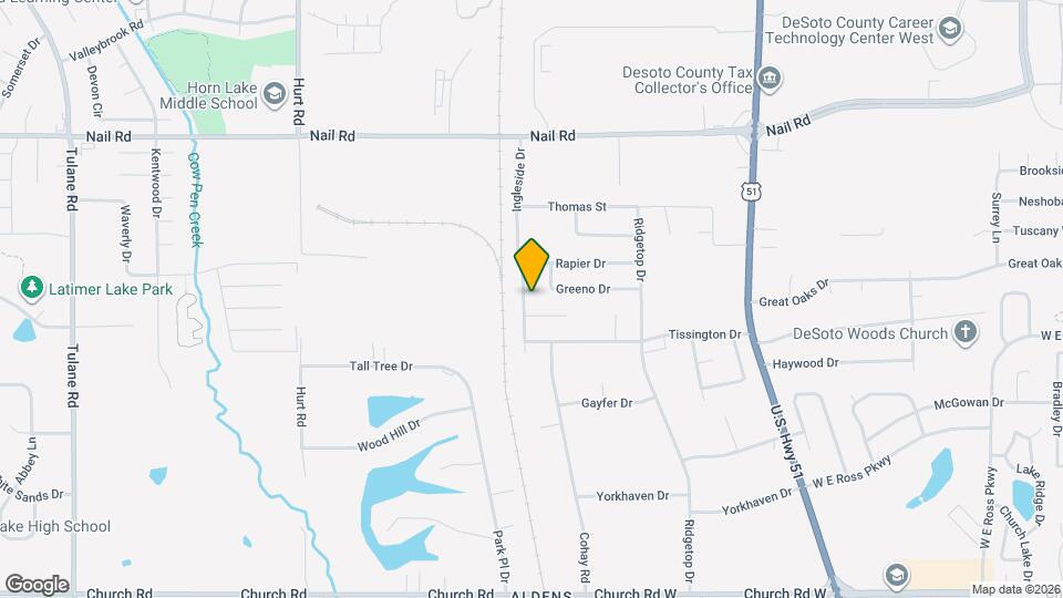 5640 Ingleside Dr Map and Location Details