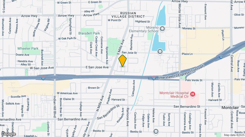 9425 Pradera Ave Mapa y Detalles de la Ubicación