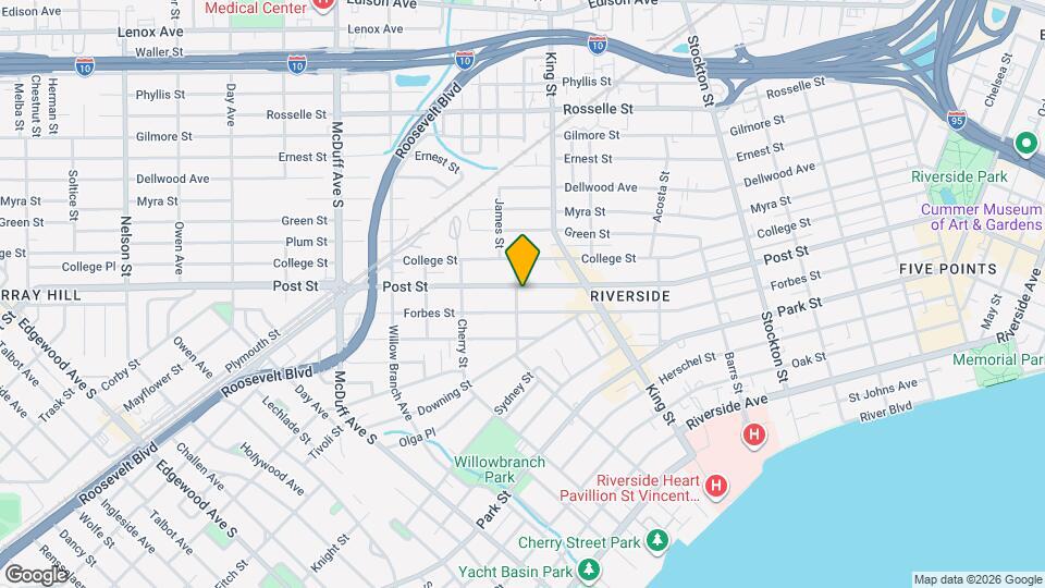 2786 Post St Map and Location Details