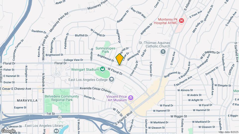 1381 College View Dr Map and Location Details